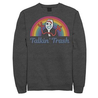 Disney / Pixar's Toy Story 4 Forky Men's Talkin' Trash Rainbow Fleece