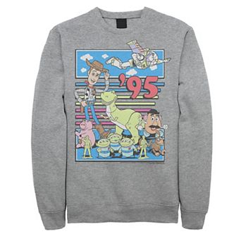 Disney / Pixar's Toy Story Men's 95 Retro Distressed Colorful Sweatshirt