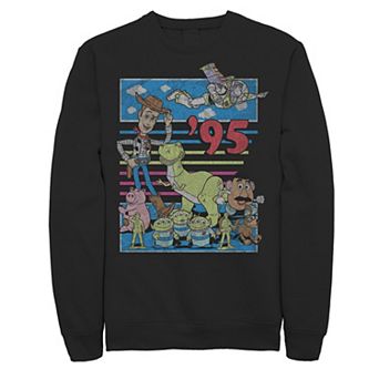 Disney / Pixar's Toy Story Men's 95 Retro Distressed Colorful Sweatshirt
