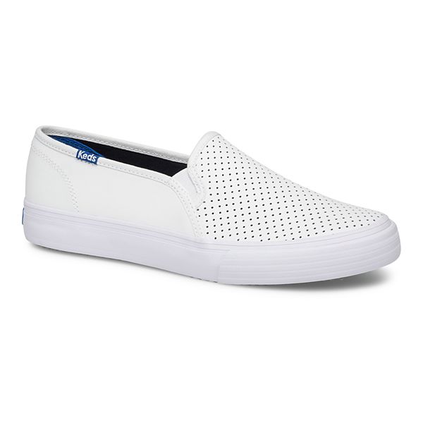 keds womens leather slip on