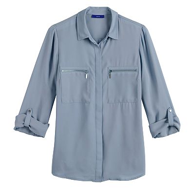 Women's Apt. 9 Long Sleeve Convertible Blouse
