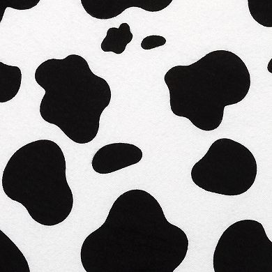 Trend Lab Cow Print Deluxe Flannel Fitted Crib Sheet