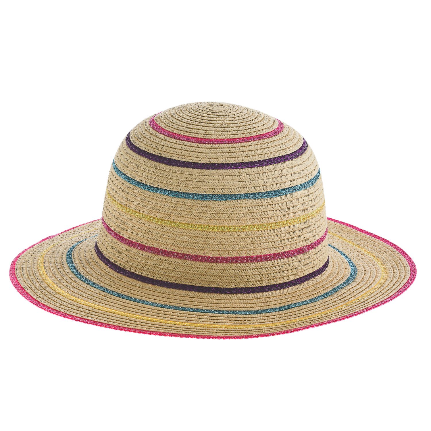 striped floppy hat