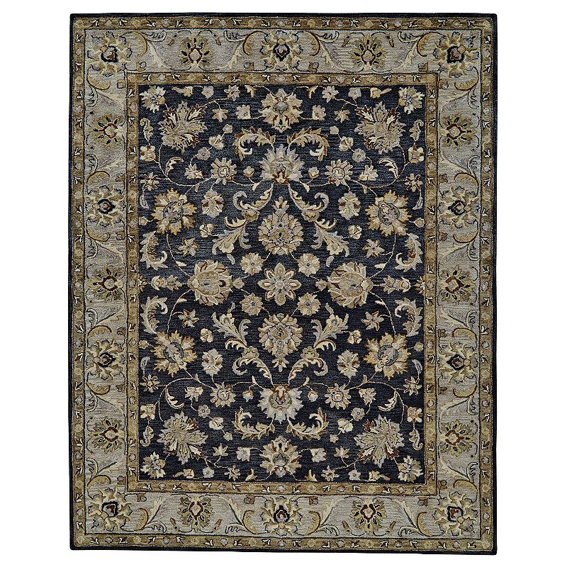 Weave & Wander Botticino Sophisticated Area Rug, Grey, 5X8 Ft