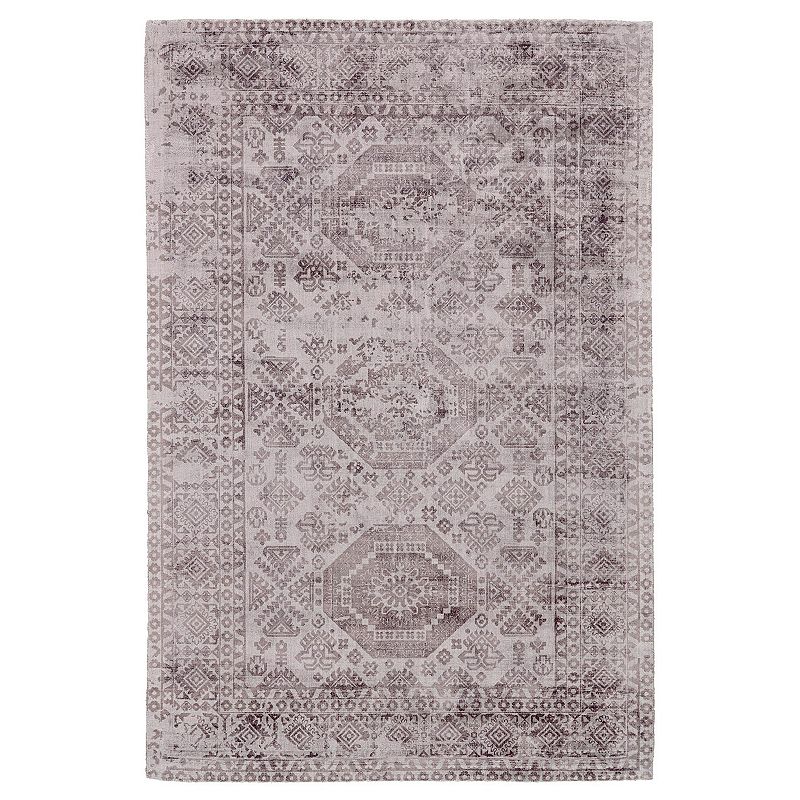 Weave & Wander Jasmel Indoor Outdoor Rug, Grey, 3.5X5.5 Ft