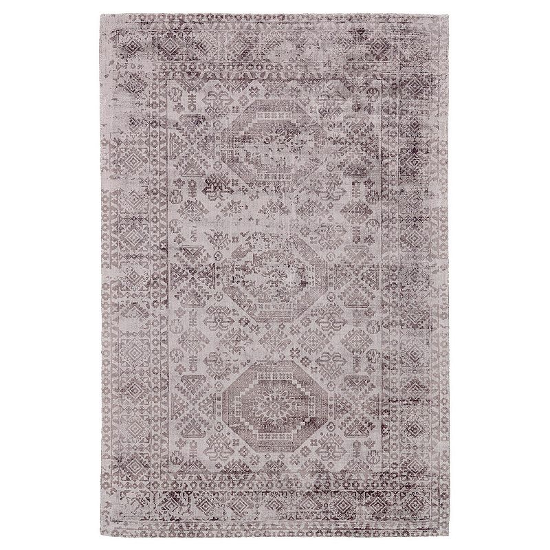 Weave & Wander Jasmel Indoor Outdoor Rug, Grey, 3.5X5.5 Ft