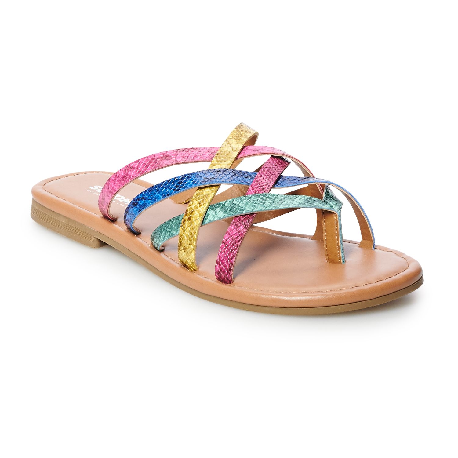 kohls closed toe sandals