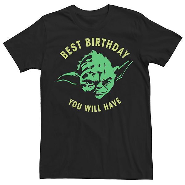 Men's Star Wars Yoda Birthday Graphic Tee