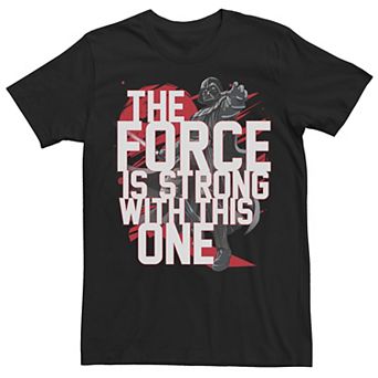 Men's Star Wars Force Is Strong Darth Vader Graphic Tee