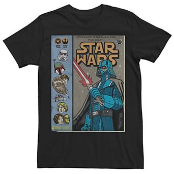 Men's Star Wars Retro Comic Book Graphic Tee