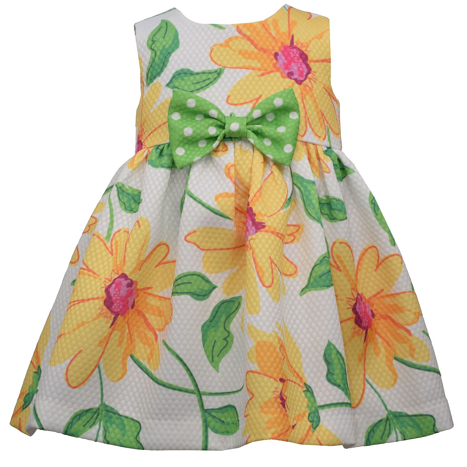 baby girl sunflower dress