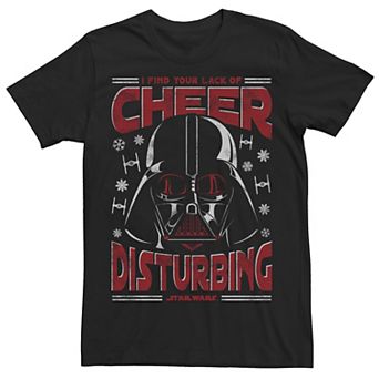Men's Star Wars Darth Vader "Lack Of Cheer" Holiday Graphic Tee