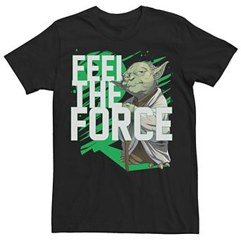 Men's Star Wars Yoda "Feel The Force" Graphic Tee
