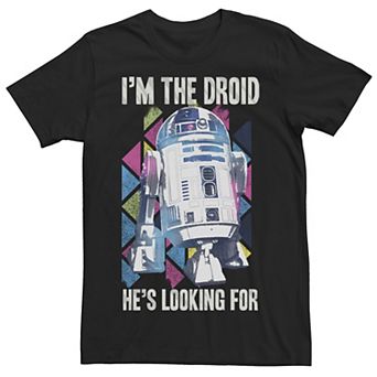 Men's Star Wars Valentine Droid She Is Looking For Graphic Tee