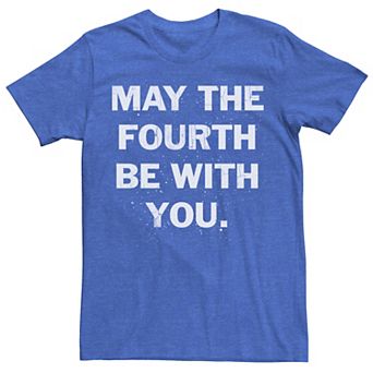 Men's Star Wars "May The Fourth Be With You" Graphic Tee