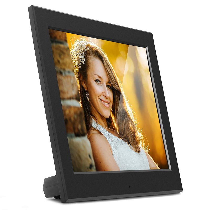 Aluratex 8-in. Slim Digital Photo Frame with Automatic Slide Show, Black