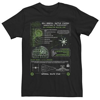 Men's Star Wars Imperial Blueprints Graphic Tee