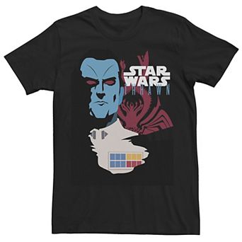 Men's Star Wars Admiral Thrawn Head Shot Graphic Tee