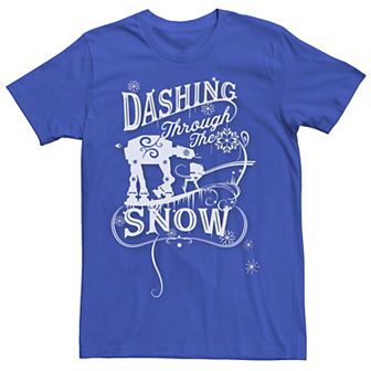 Men's Star Wars AT-AT "Dashing Through Snow" Graphic Tee