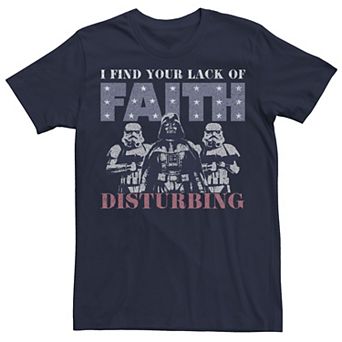 Men's Star Wars Darth Vader Patriotic Faith Tee