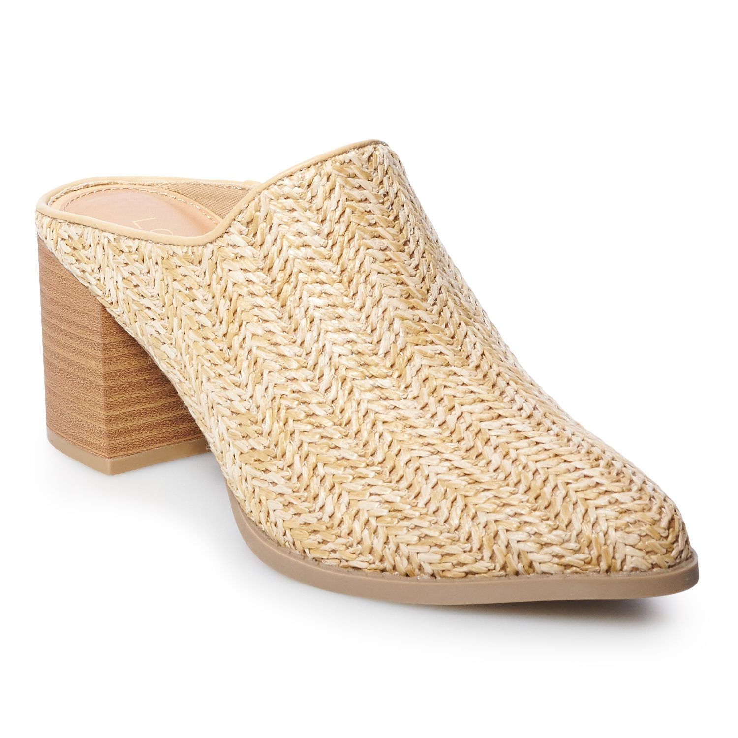 woven mules womens