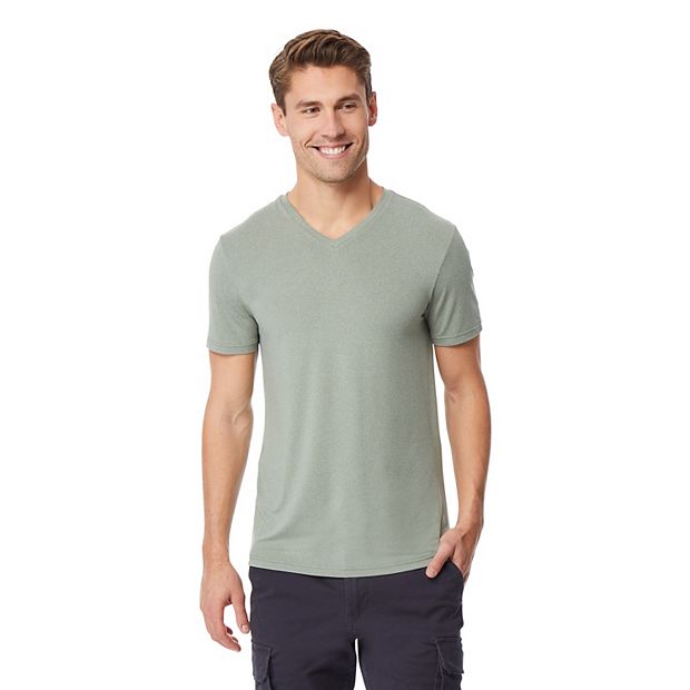 Men's v discount neck sleep shirt