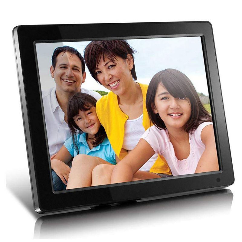 Aluratek 12-in. Digital Photo Frame with 2GB Memory, Black