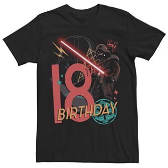 Men's Star Wars Darth Vader 18th Birthday Graphic Tee