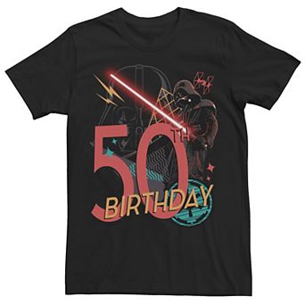 Men's Star Wars Darth Vader 50th Birthday Graphic Tee