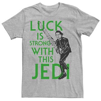 Men's Star Wars Luke Luck Is Strong Patty's Day Tee