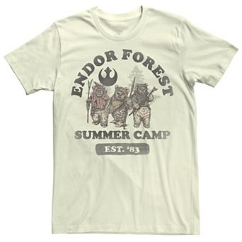 Men's Star Wars Ewok Endor Camp Speeder Vintage Tee