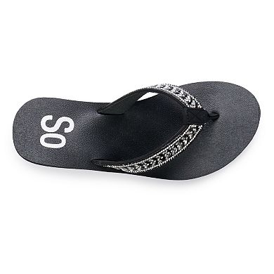 SO® Bubbly Women's Wedge Sandals