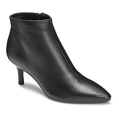 Details about   J9252 New Womens Aerosoles A2 Cross Over Black Ankle Bootie 9 M 