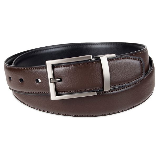 Men's Apt. 9® Comfort Stretch Brown/Black Reversible Dress Belt