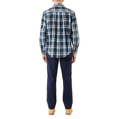 Men's Smith's Workwear Buffalo Plaid Flannel Button-Down Shirt