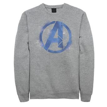 Men's Marvel Avengers Endgame Spray Painted Avenger Symbol Sweatshirt