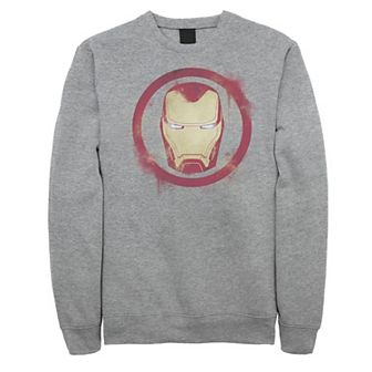Men's Marvel Avengers Endgame Iron Man Spray Paint Logo Tee