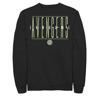 Men's Marvel Avengers Endgame Text Overlay Sweatshirt