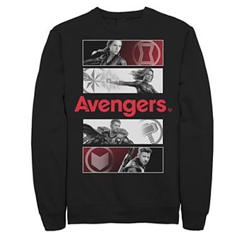 Men's Marvel Avengers Action Panel Portrait Sweatshirt