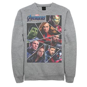 Men's Marvel Avengers Endgame Broken Character Panels Tee