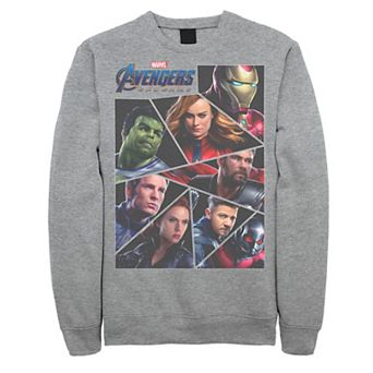 Men's Marvel Avengers Endgame Broken Character Panels Tee
