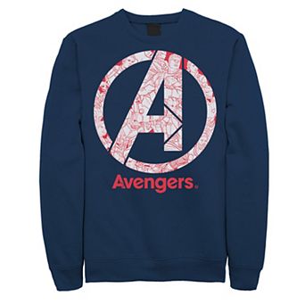 Men's Marvel Avengers Character Fill Sweatshirt