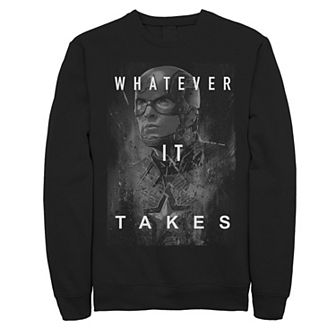 Men's Marvel Avengers Endgame Captain America What Ever It Takes Tee