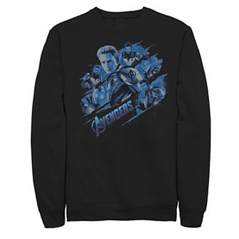 Men's Marvel Avengers Endgame Quantum Suits Ornate Group Shot Tee