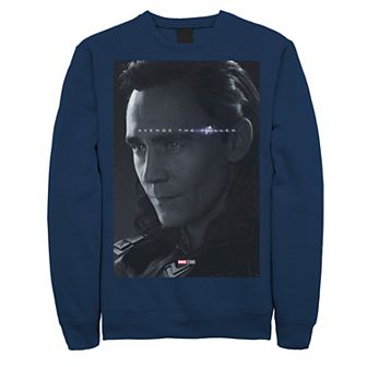 Men's Marvel Avengers Endgame Loki Avenge The Fallen Poster Tee