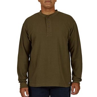 Men's Smith's Workwear Mini-Thermal Knit Henley