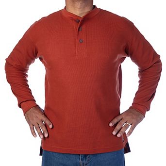 Men's Smith's Workwear Mini-Thermal Knit Henley