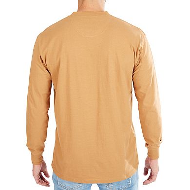 Men's Smith's Workwear Extended Tail Pocket Henley