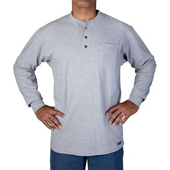 Men's Smith's Workwear Extended Tail Pocket Henley