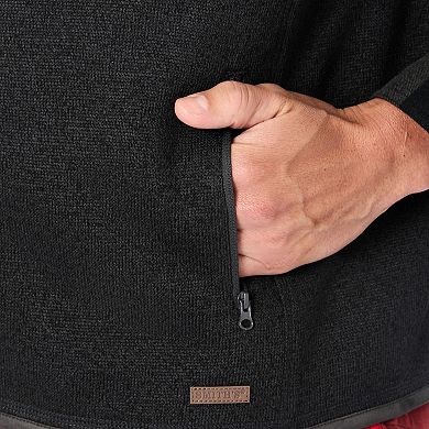 Men's Smith's Workwear Full-Zip Sweater Fleece Vest